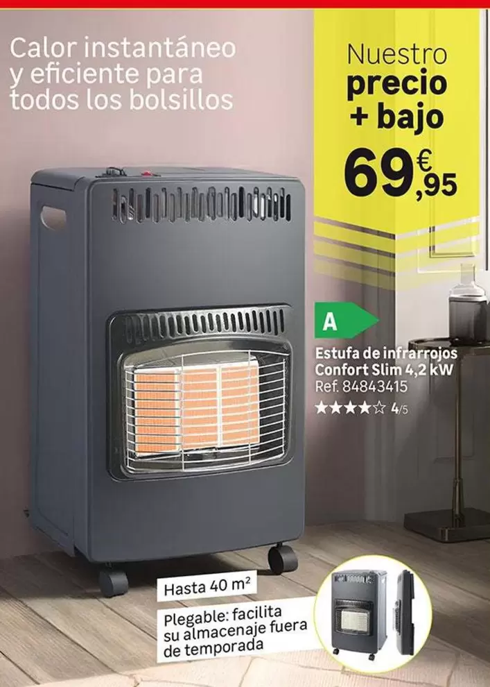 Estufa De Infrarrojos Comfort Sillas 42 Kw