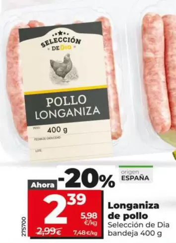 Seleccion De Dia - Longaniza De Pollo