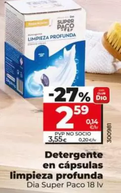Dia Super Paco - Detergente En Capsulas Limpieza Profunda