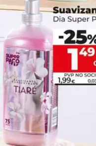 Dia Super Paco - Suavizante Tiare 