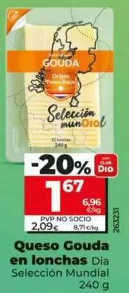 Dia Seleccion Mundial - Queso Gouda En Lonchas 