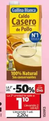 Gallina Blanca - Caldo De Pollo 100% Natural 