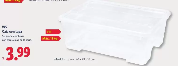 W5 - Caja Con Tapa