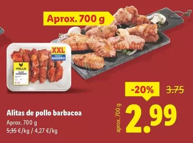 Alitas De Pollo Barbacoa