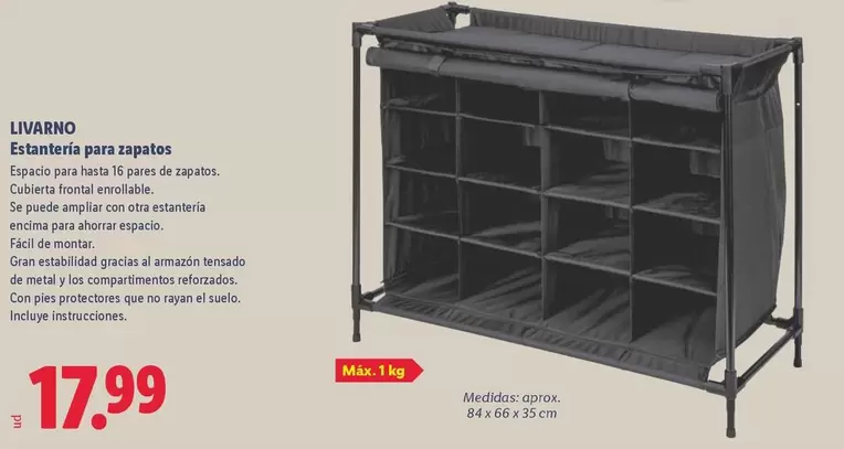 Livarno - Estantería Para Zapatos