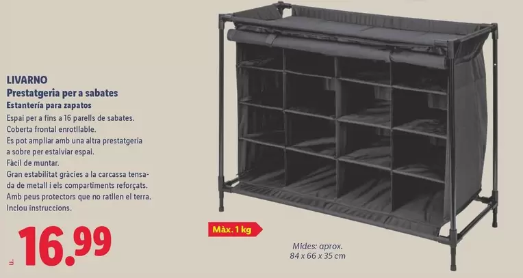 Livarno - Estantería Para Zapatos