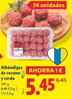 Albóndigas De Vacuno Y Cerdo