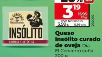 Dia - Queso Insolito Curado De Oveja