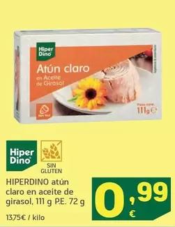 Hiperdino - Atún Claro En Aceite De Girasol