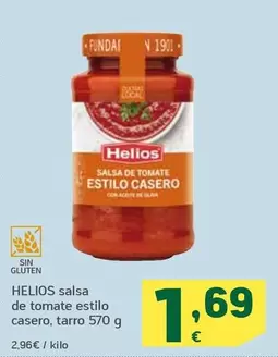 Helios - Salsa De Tomate Estilo Casero