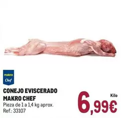 makro - Chef Conejo Eviscerado