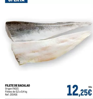 origen - Filete De Bacalao
