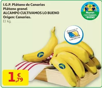 alcampo - I.g.p. Platano De Canarias Platano Granel