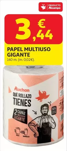 alcampo - Papel Multiuso Gigante