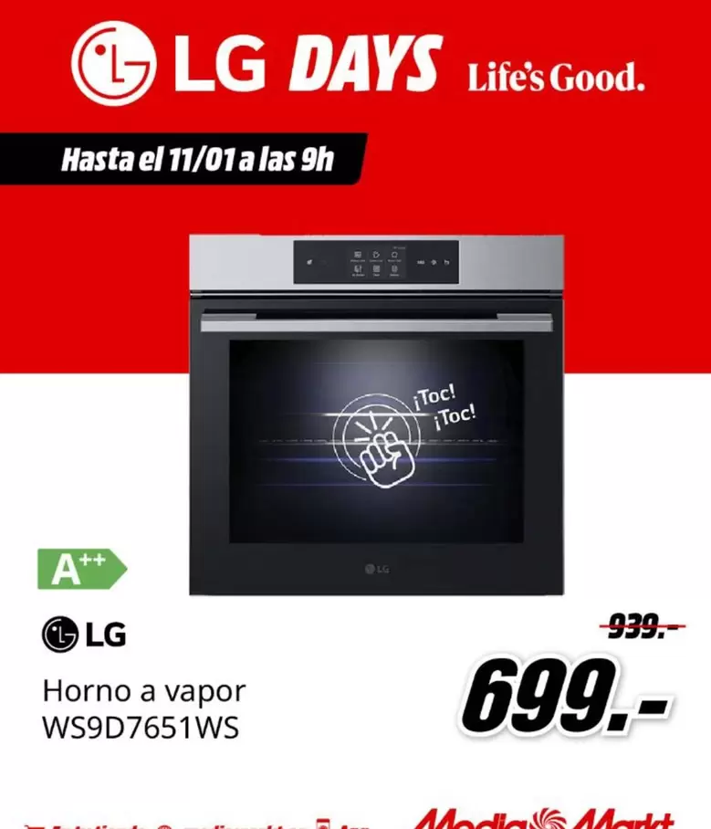 LG - Horno A Vapor WS9D7651WS