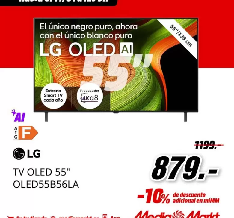 LG - Tv Oled 55" OLED55B56LA