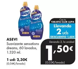 Asevi - Suavizante Sensations Dreams
