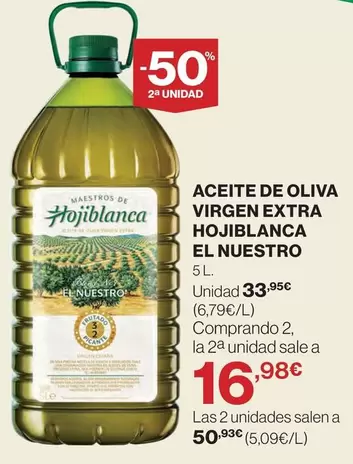 Hojiblanca - Aceite De Oliva Virgen Extra El Nuestro
