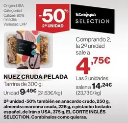 El Corte Inglés - Nuez Cruda Pelada