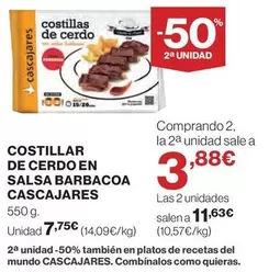 Cascajares - Costillar De Cerdo En Salsa Barbacoa