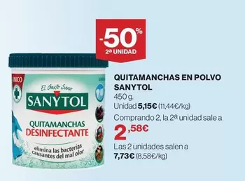 Sanytol - Quitamanchas En Polvo
