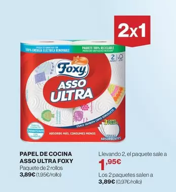 Foxy - Papel De Cocina Asso Ultra