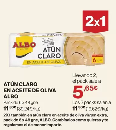 Albo - Atún Claro En Aceite De Oliva