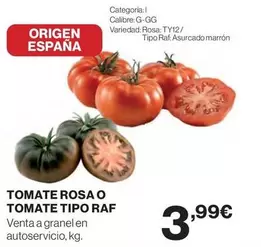 Tomate Rosa O Tomate Tipo Raf