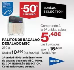El Corte Inglés - Palitos De Bacalao Desalado MSC