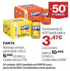 fanta - Naranja O Limón