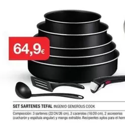 Tefal - Set Sartenes Ingenio Generous Cook