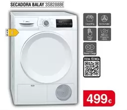Balay - Secadora 3sb288be