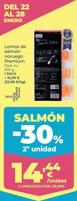 La Sirena - Lomos De Salmon Noruego Premium 