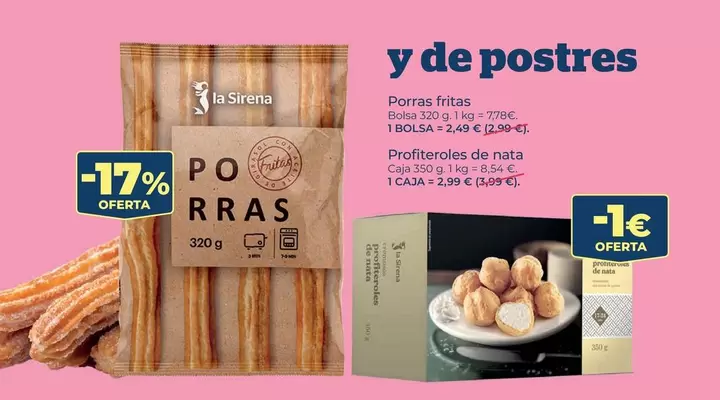 La Sirena - Porras Fritas