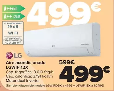 LG - Aire Acondicionado LGWIFI12X