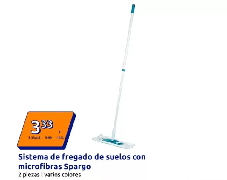Spargo - Sistema De Fregado De Suelos Con Microfibras