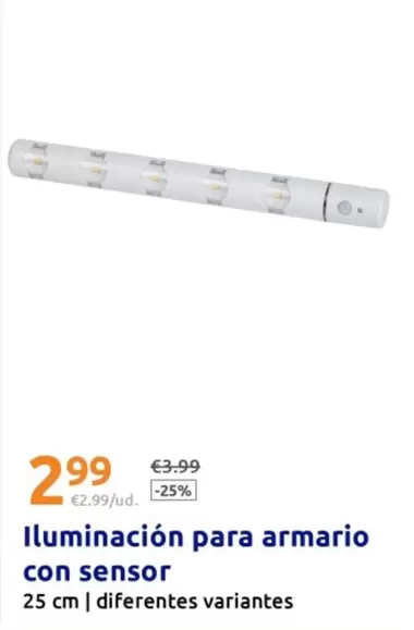 Iluminacion Para Armario Con Sensor