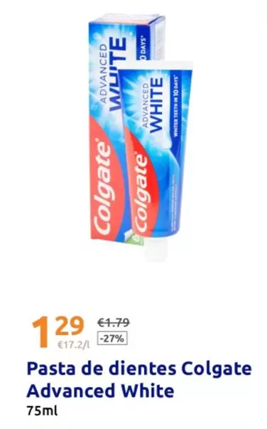 Colgate - Pasta De Dientes Advanced White