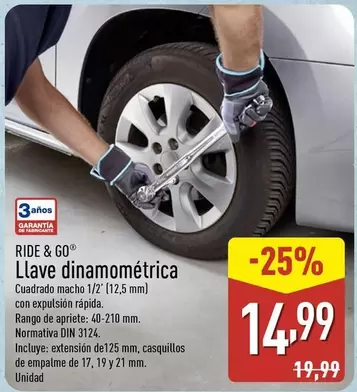 Ride & Go - Llave Dinamométrica