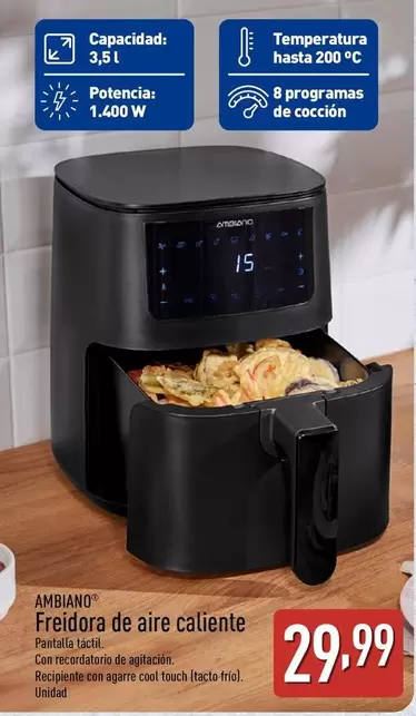 Ambiano - Freidora De Aire Caliente