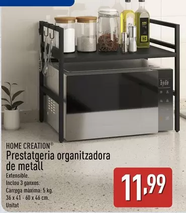Home Creation - Prestatgeria Organitzadora De Metall