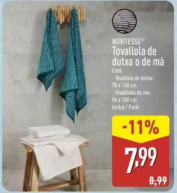 Novitesse - Tovallola De Dutxa O De Mà 