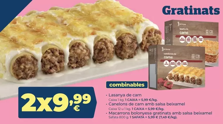 La Sirena - Lasanya De Carn