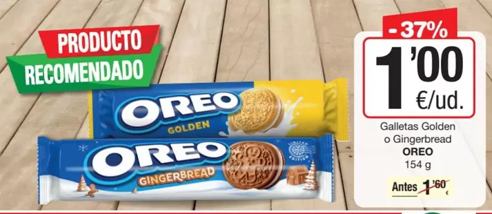 Oreo - Galletas Golden O Ginebrexed