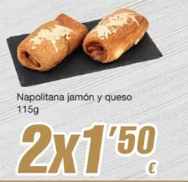 Napolitana Jamón Y Queso