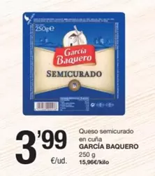 García Baquero - Queso Semicurado En Cuna