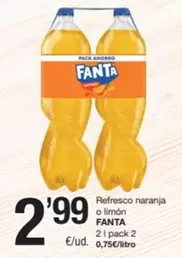 fanta - Refresco Naranja O Limon