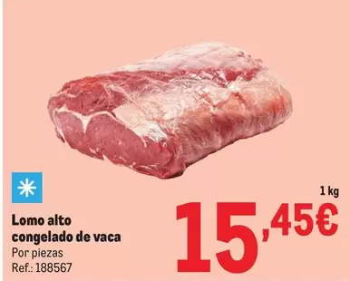 Lomo Alto Congelado De Vaca