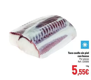 Tacco Caella Sin Piel Con Hueso