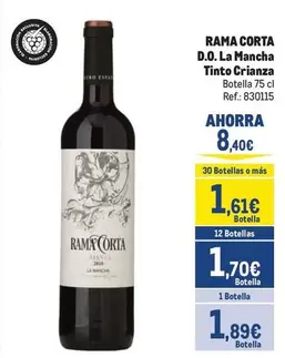 Rama Corta - D.o. La Mancha Tinto Crianza